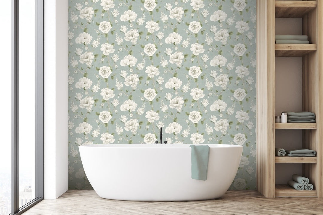Arthouse Ashley Floral Sage Wallpaper