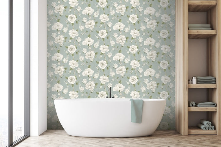 Arthouse Ashley Floral Sage Wallpaper