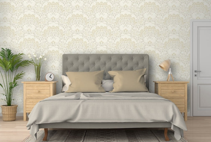 Arthouse Floral Trail Neutral Wallpaper