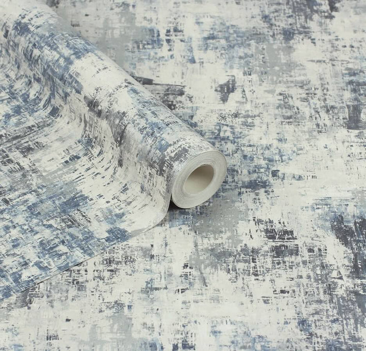 Arthouse Abstract Texture Blue Wallpaper