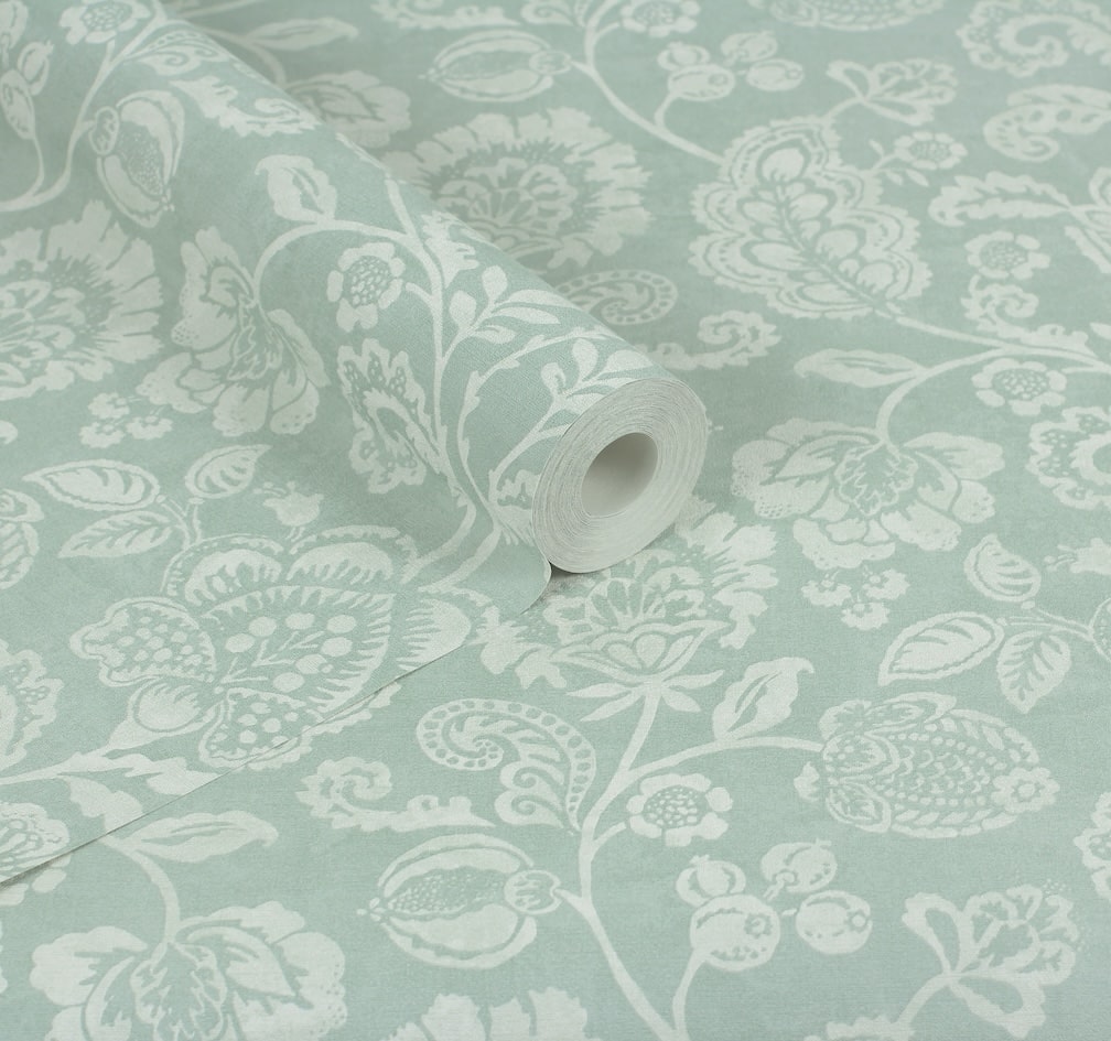Arthouse Heritage Trail Sage Wallpaper
