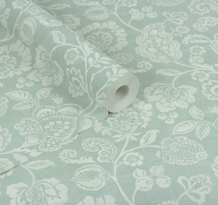 Arthouse Heritage Trail Sage Wallpaper