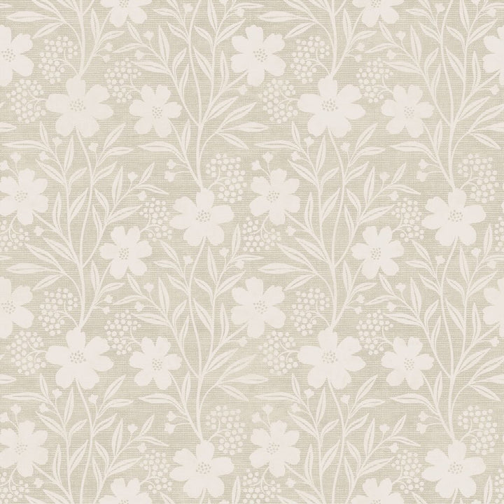 Arthouse Berry Floral Neutral Wallpaper