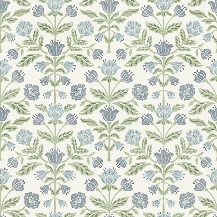 Arthouse Modern Floral Damask Blue/Green Wallpaper
