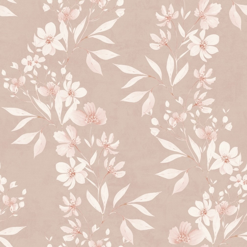 Arthouse Delicate Floral Trial Blush Wallpaper
