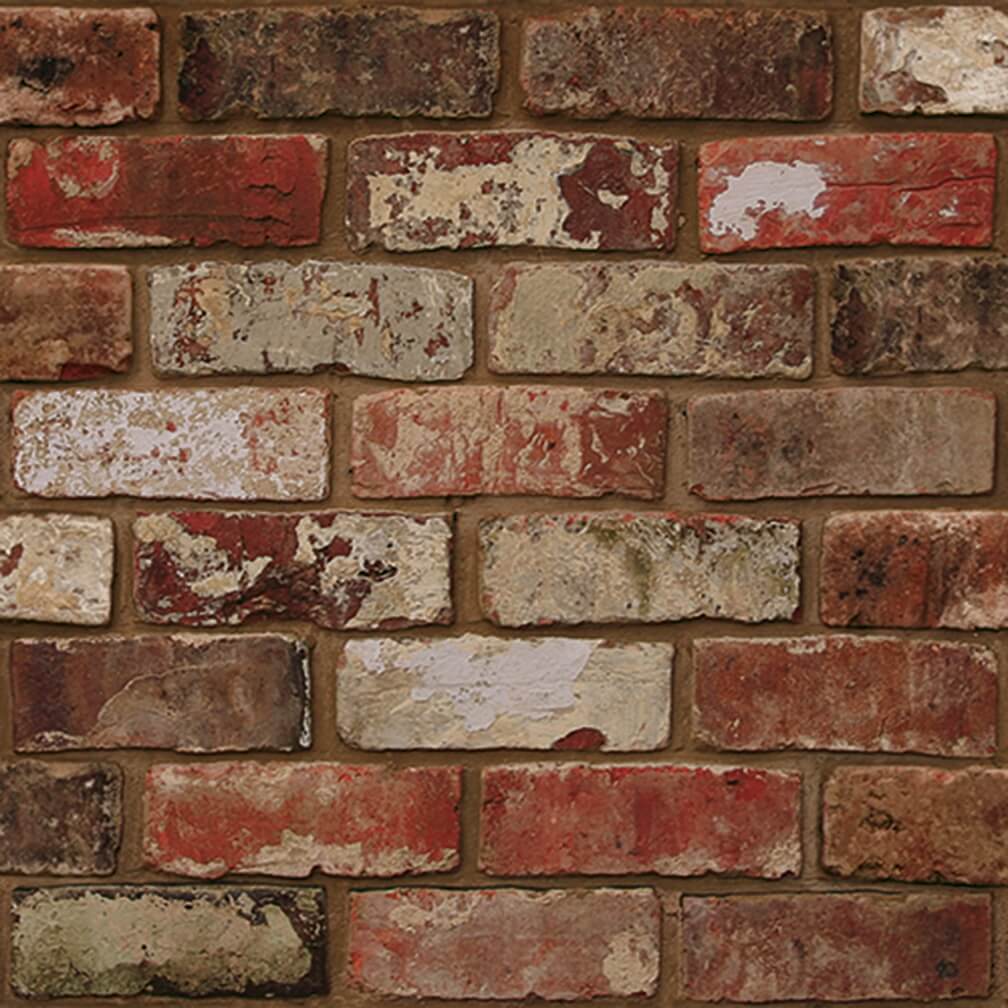 Fresco Brick Wall Red Wallpaper