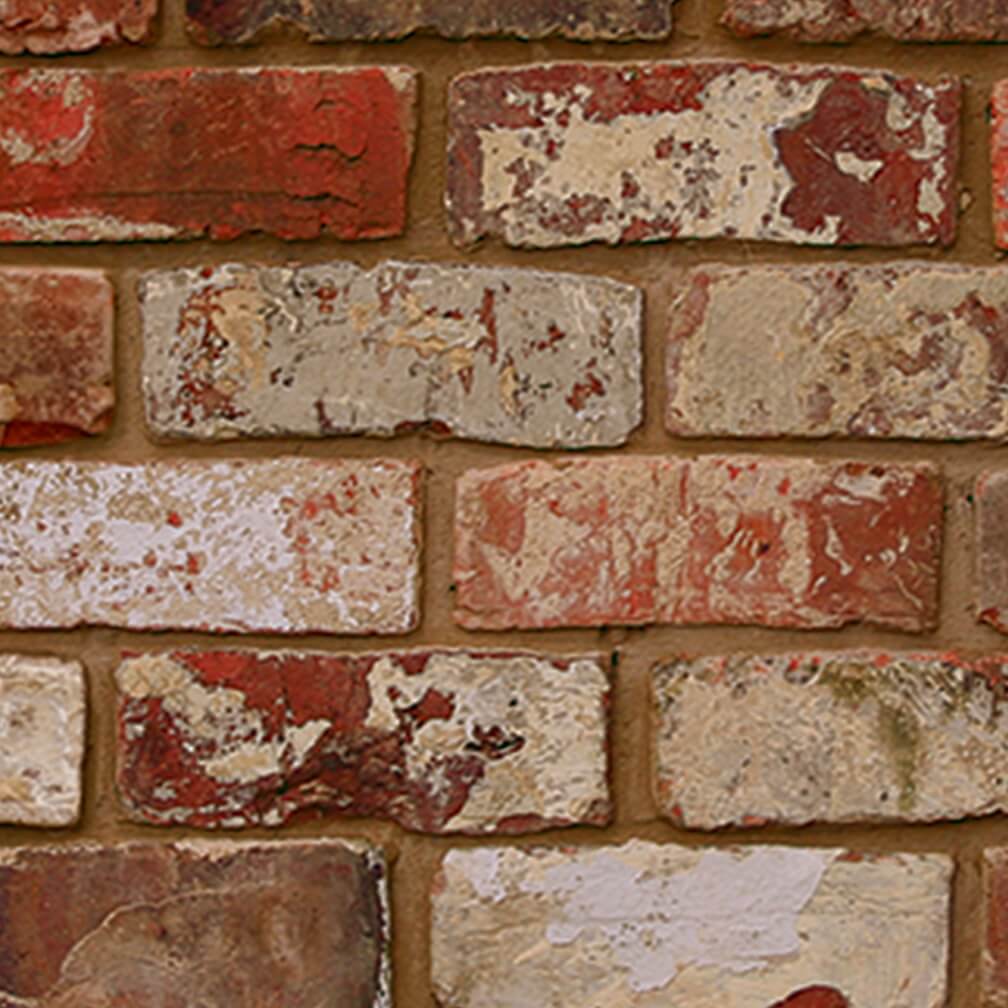 Fresco Brick Wall Red Wallpaper