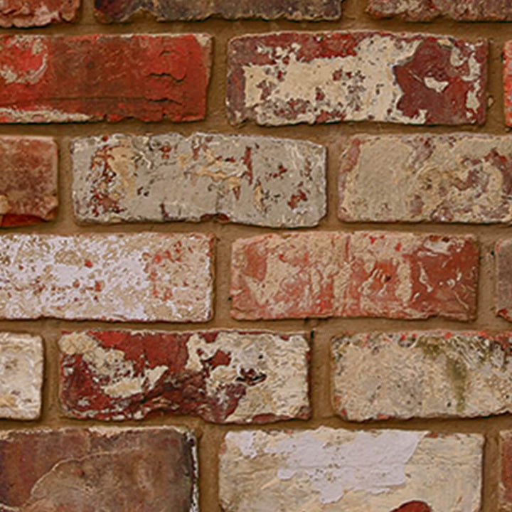 Fresco Brick Wall Red Wallpaper