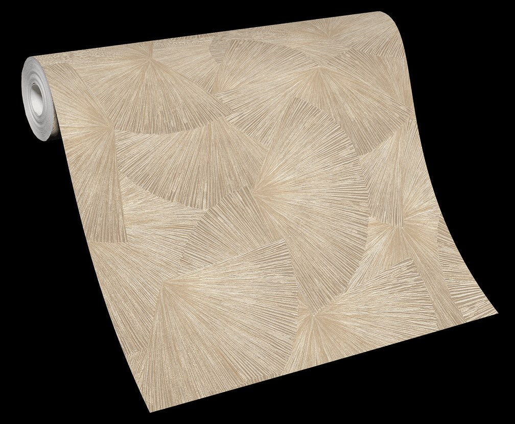 Erismann Asian Fan Textured Metallic Wallpaper