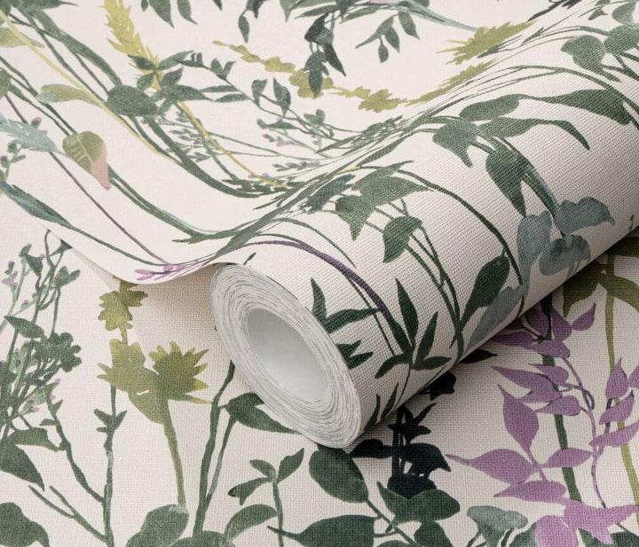 Erismann Casual Chic Botanical Leaf Green Wallpaper