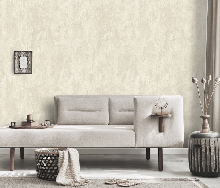 Erismann Casual Chic Plaster Textured Beige Wallpaper