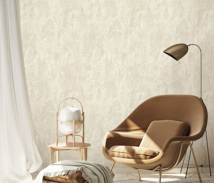Erismann Casual Chic Plaster Textured Beige Wallpaper