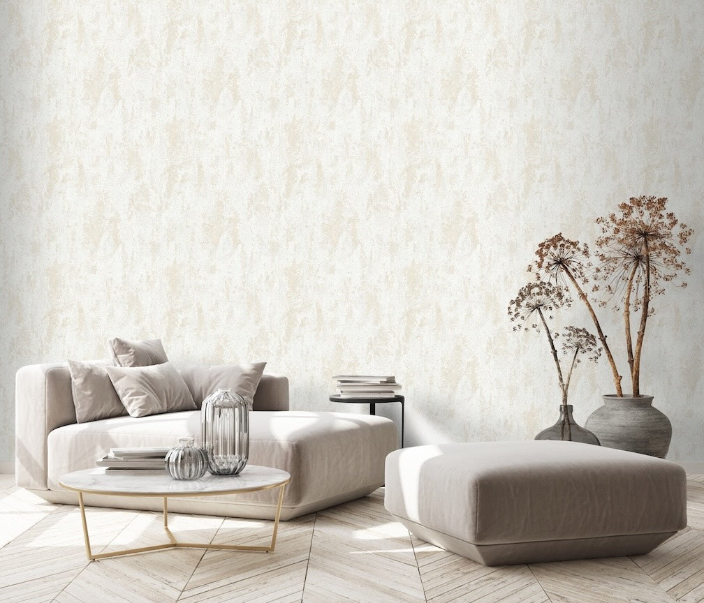 Erismann Casual Chic Plaster Textured Cream Wallpaper
