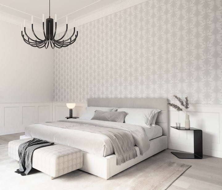 Erismann Versailles Felicite Light Grey Wallpaper