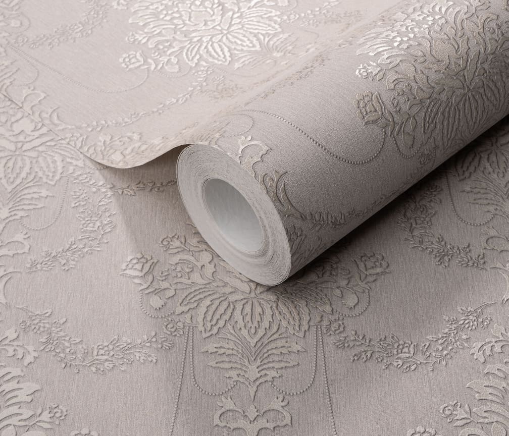 Erismann Versailles Felicite Grey Wallpaper