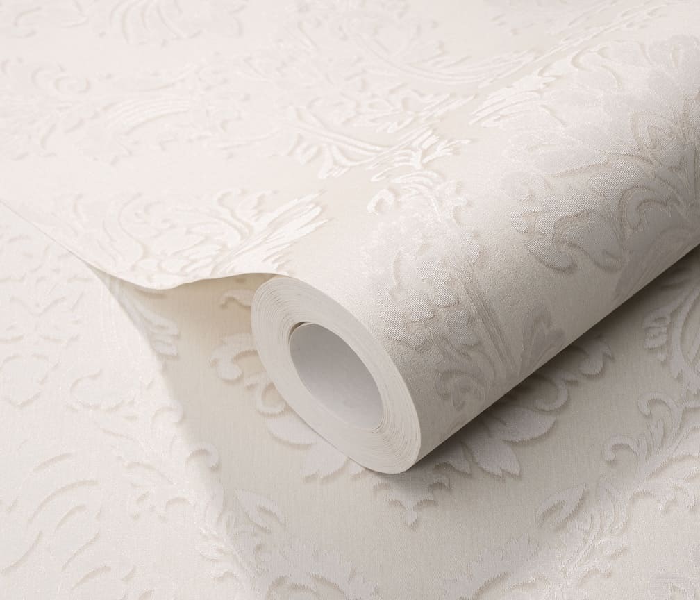 Erismann Versailles Carre Damask Light Cream Wallpaper