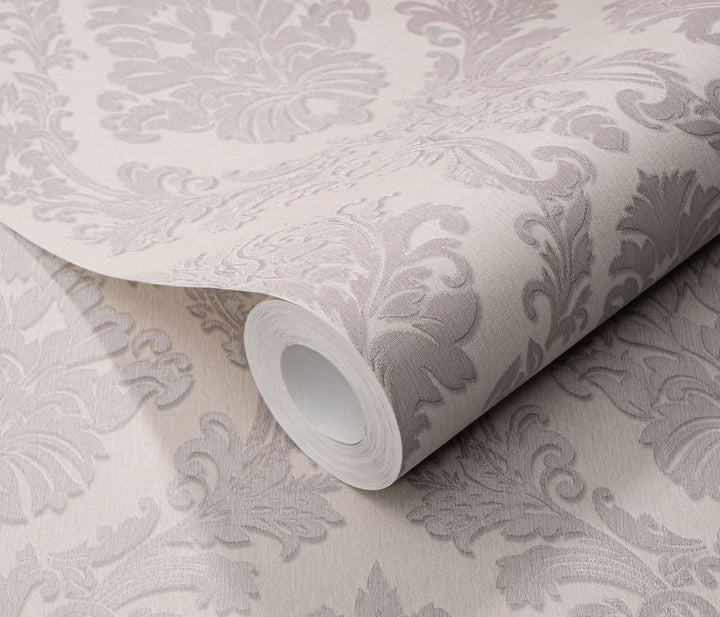 Versaille Carre Grey Wallpaper by Erismann