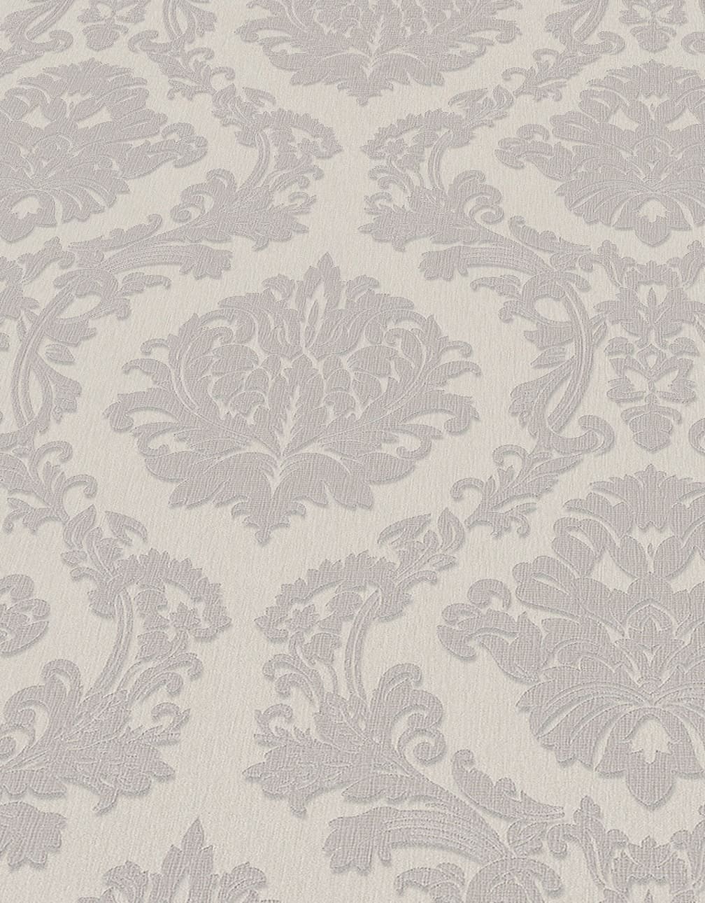 Versaille Carre Grey Wallpaper by Erismann