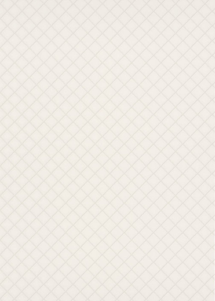 Erismann Versailles Quilted Faux Cream Leather Wallpaper