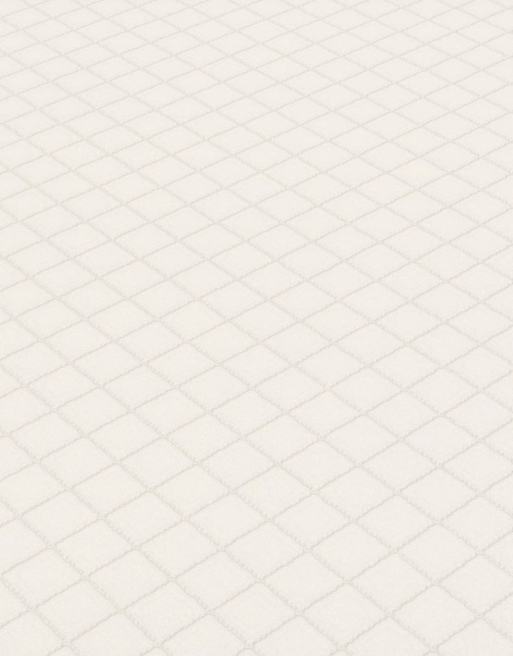 Erismann Versailles Quilted Faux Cream Leather Wallpaper