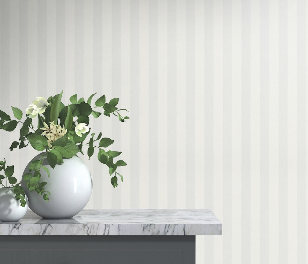 Erismann Entree Grey Stripe Wallpaper