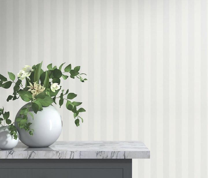 Erismann Entree Grey Stripe Wallpaper
