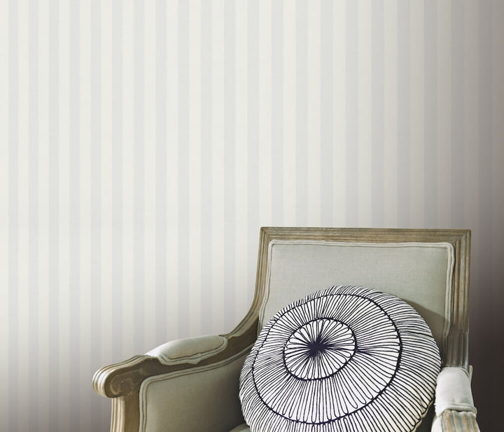 Erismann Entree Grey Stripe Wallpaper