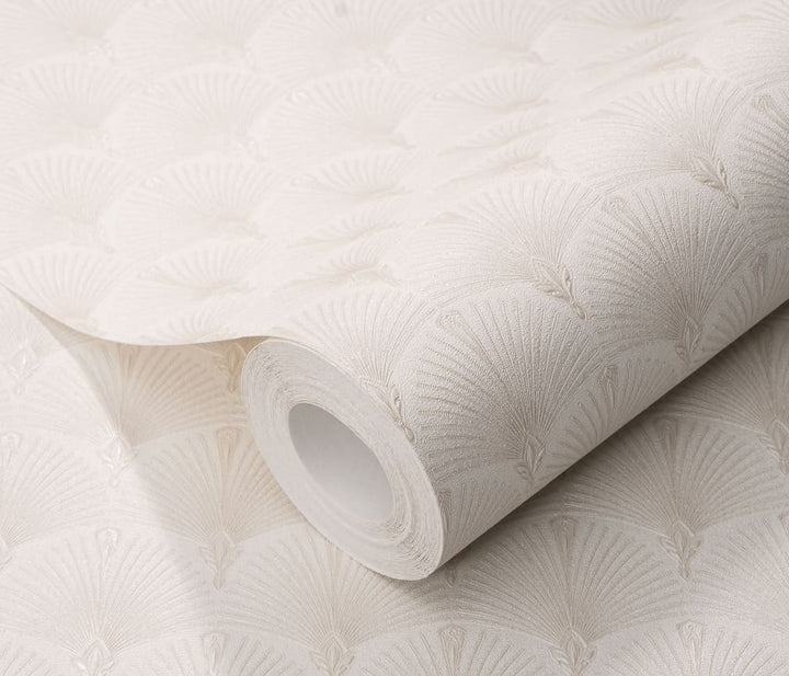 Erismann Versailles Arch Fan Art Deco Beige Wallpaper