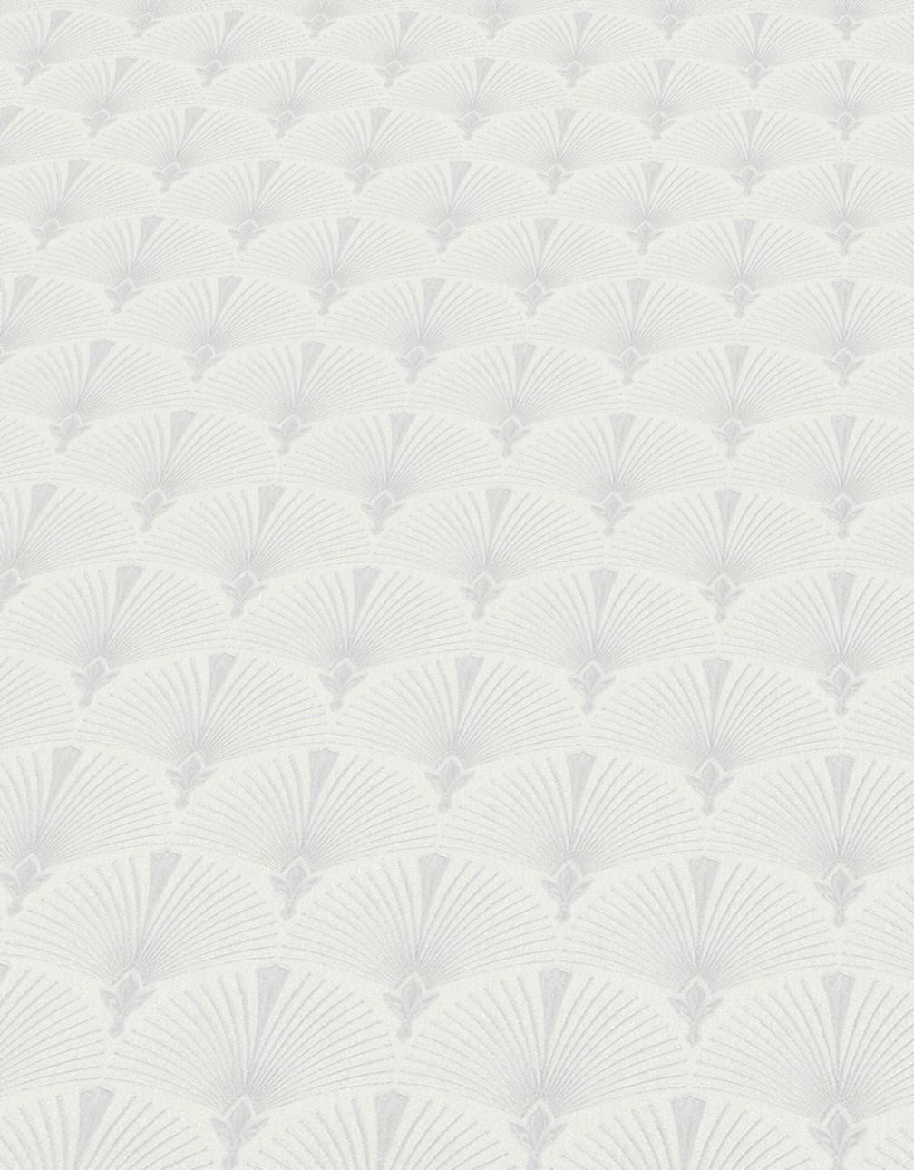Erismann Versailles Arch Fan Art Deco Silver/Grey Wallpaper