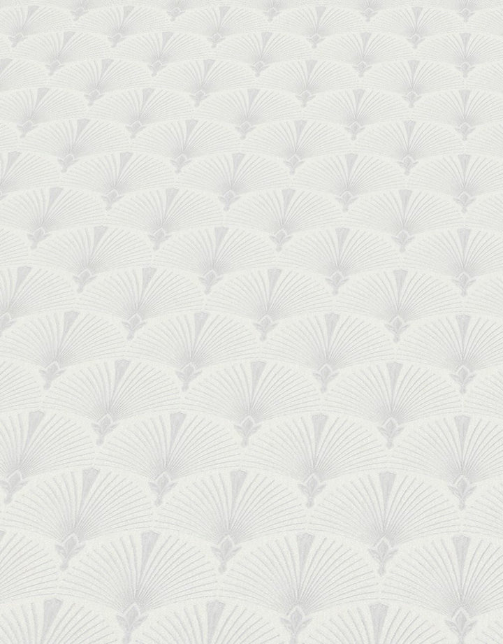 Erismann Versailles Arch Fan Art Deco Silver/Grey Wallpaper