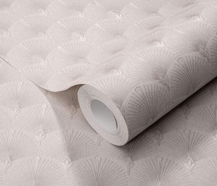 Erismann Versailles Arch Fan Art Deco Taupe Wallpaper