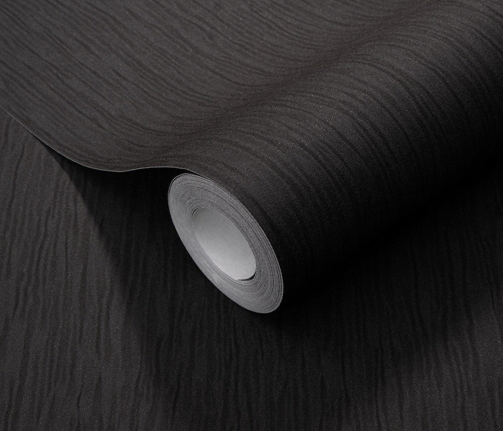 Erismann Versailles Black Luxe Fabric Wallpaper