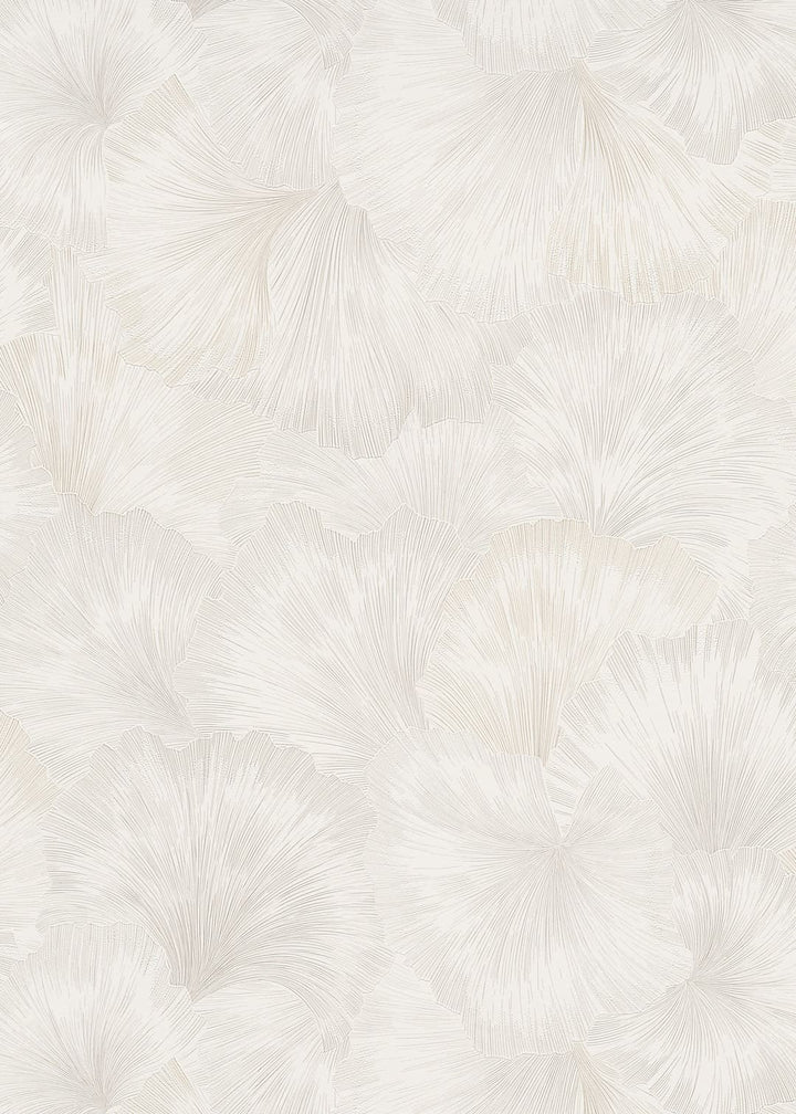 Erismann Floral Leaf Motif Cream Wallpaper