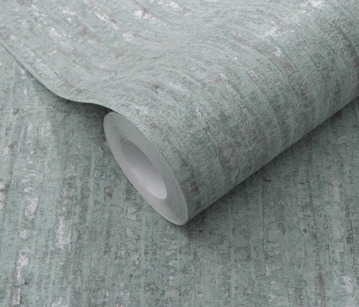 Erismann Shadow Veil Teal Wallpaper