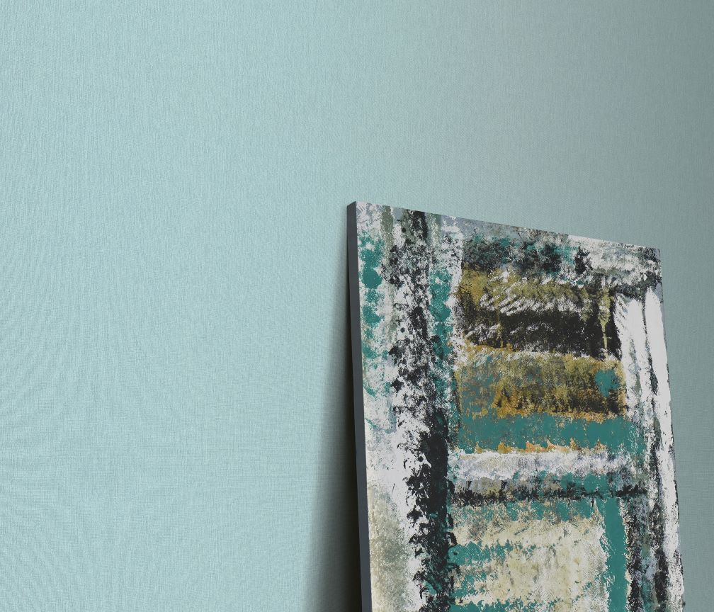 Erismann Martinique Plain Turquoise Non‑Woven Wallpaper