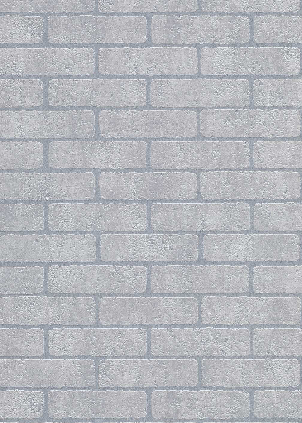 Erismann Grey Brick Non-Woven Wallpaper