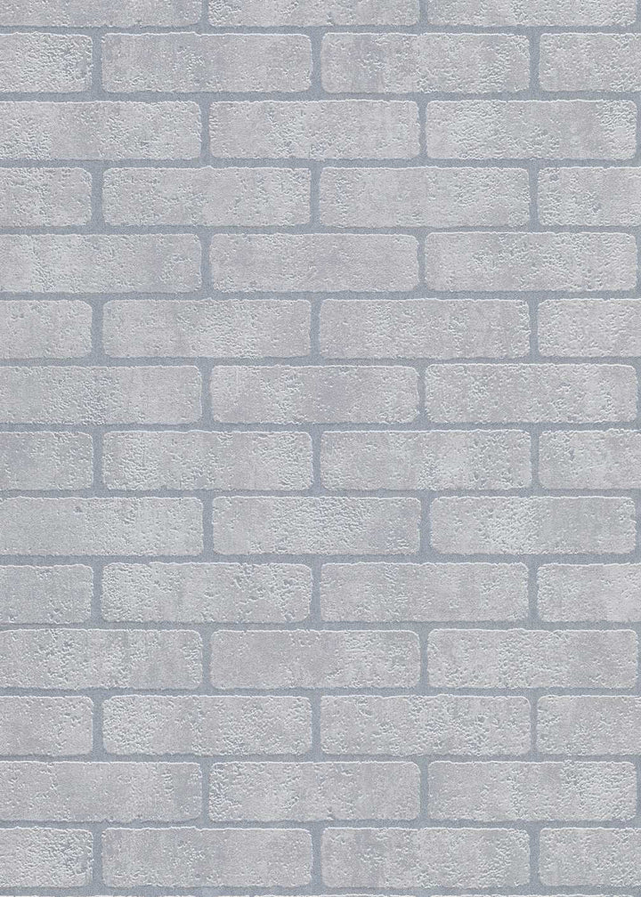 Erismann Grey Brick Non-Woven Wallpaper