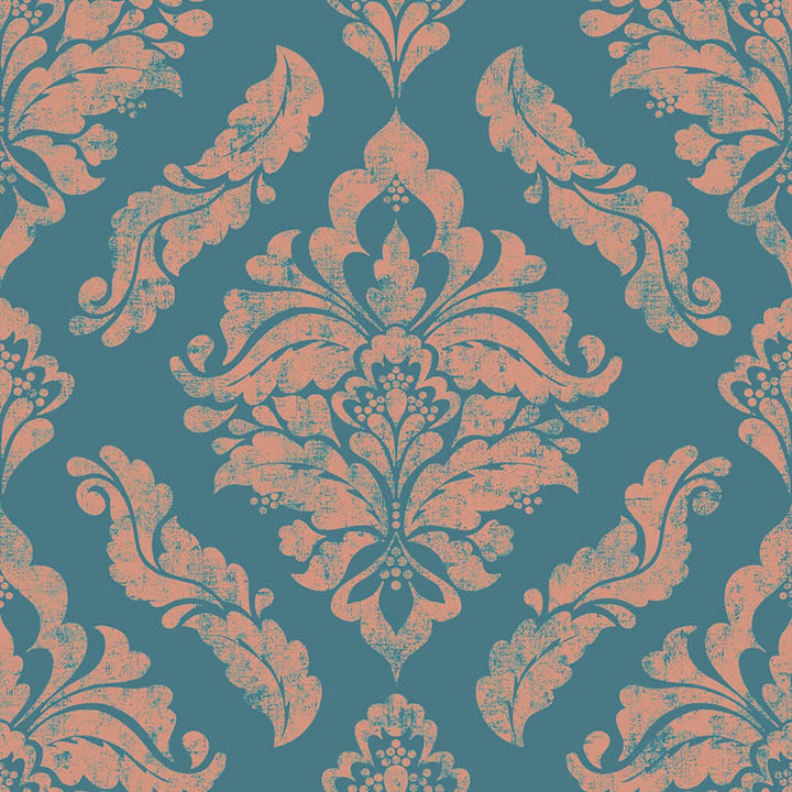 Boutique Damaris Turquoise Wallpaper