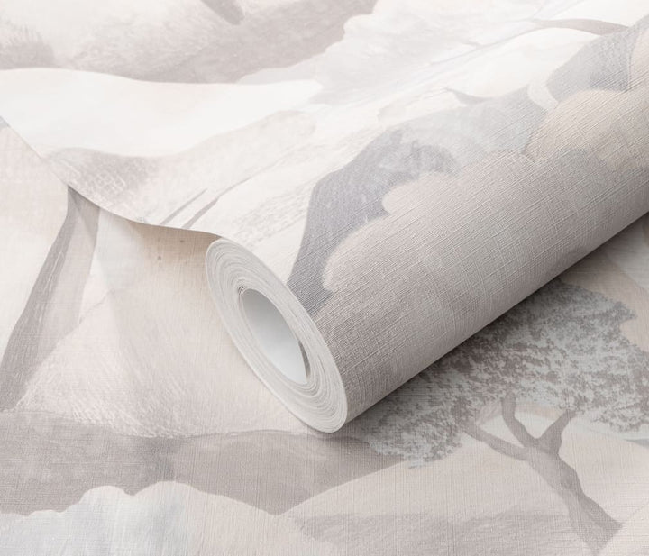 Erismann Tree Landscape Cream Vinyl Wallpaper