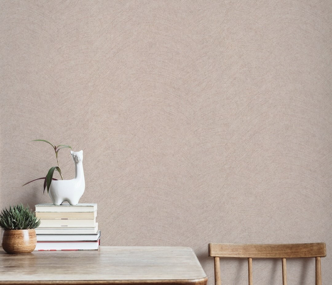 Erismann Flair Semi Plain Cream Vinyl Wallpaper