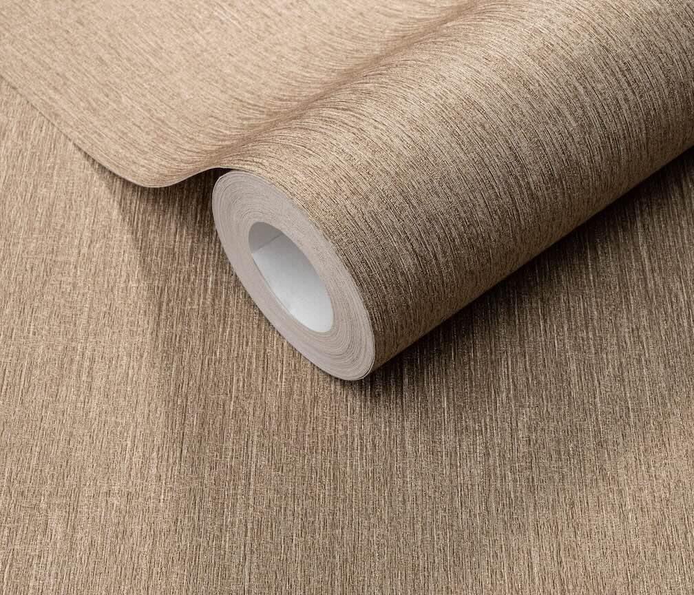 Erismann Plain Textured Gold Vinyl Wallpaper