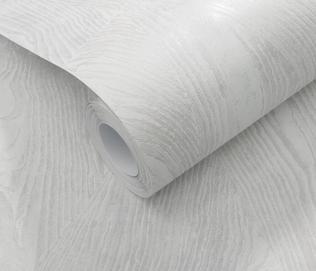 Erismann Sonata Wood Grain Light Grey Wallpaper