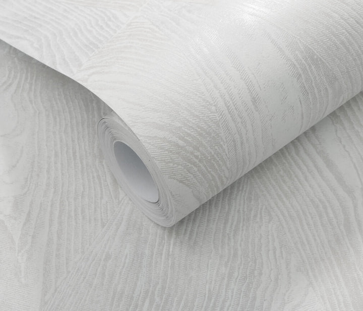 Erismann Sonata Wood Grain Light Grey Wallpaper