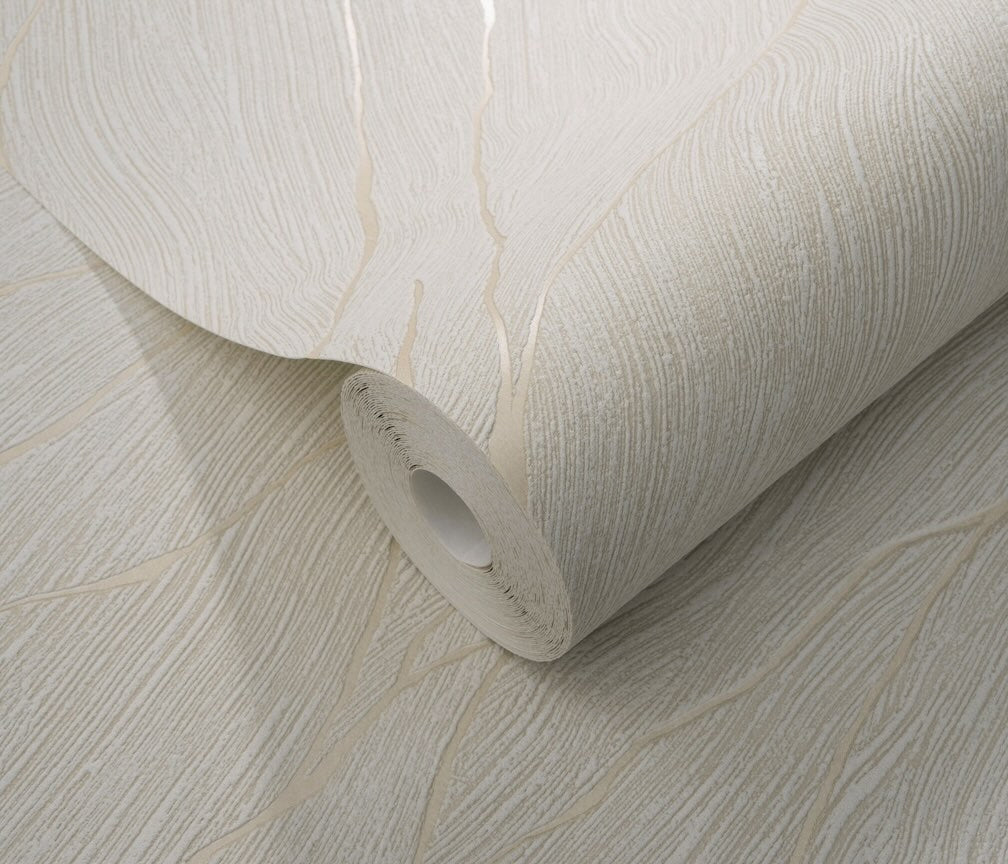 Erismann Calore Beige/Gold Vinyl Wallpaper