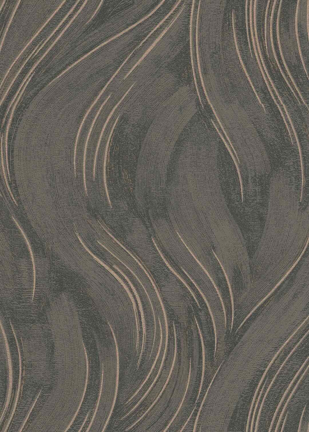 Erismann Piano Wave Brown/Gold Vinyl Wallpaper