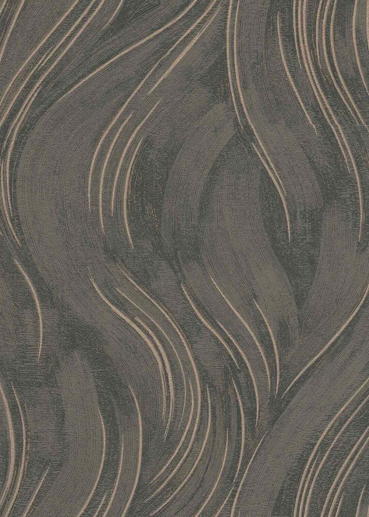 Erismann Piano Wave Brown/Gold Vinyl Wallpaper