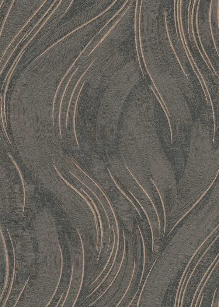 Erismann Piano Wave Brown/Gold Vinyl Wallpaper