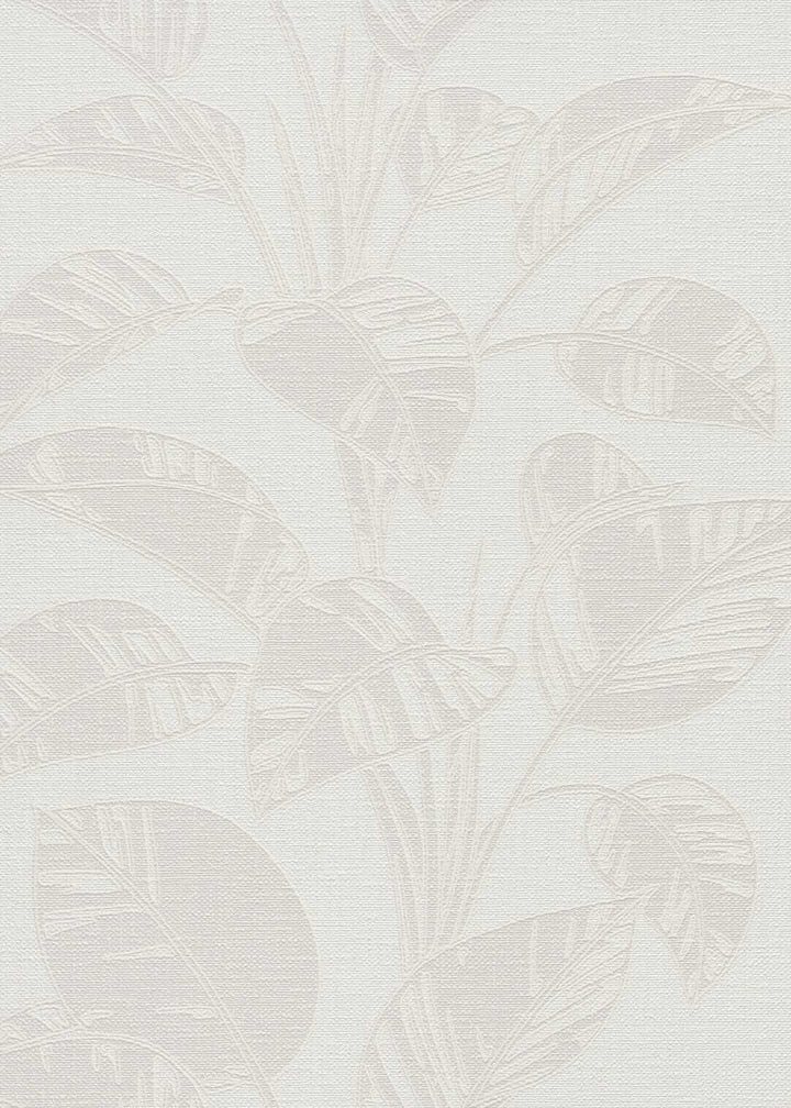 Erismann Largo Leaf Cream Vinyl Wallpaper