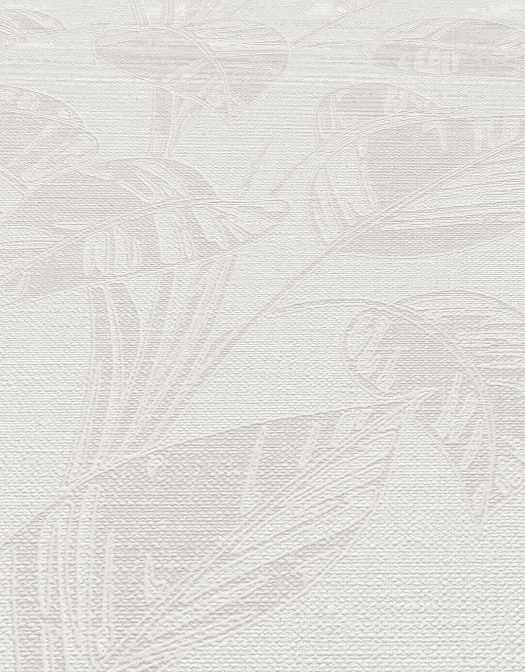 Erismann Largo Leaf Cream Vinyl Wallpaper