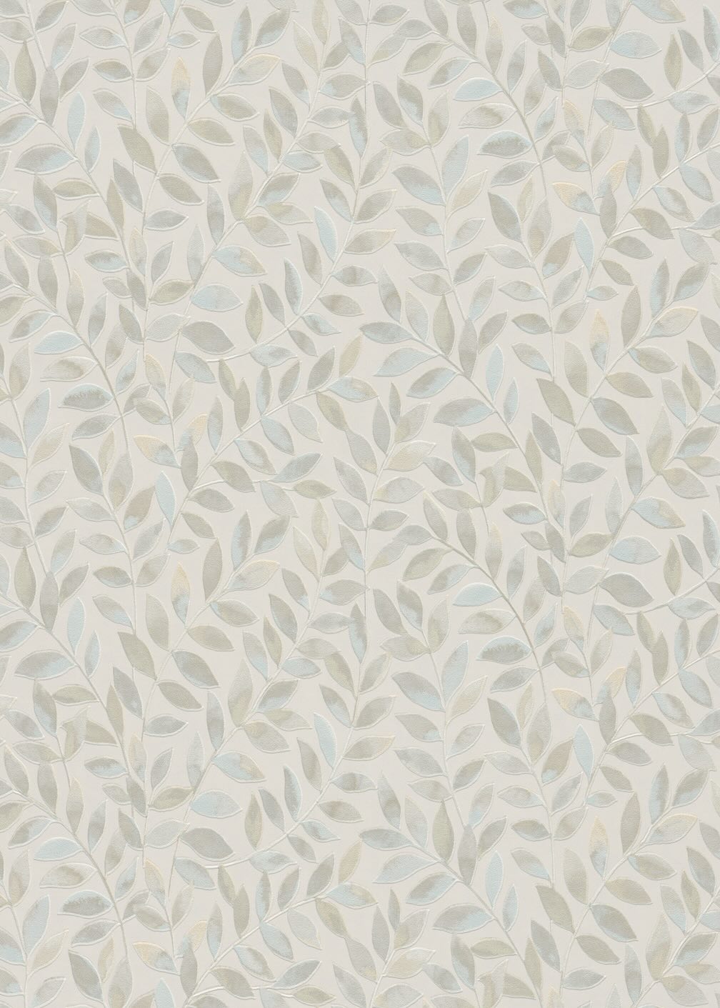 Erismann Ameroso Leaf Beige Blown Vinyl Wallpaper